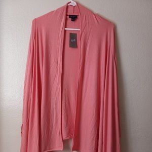 Pink Cardigan Type Sweater for Women, Size SP (Small Petite), made by J.Jill